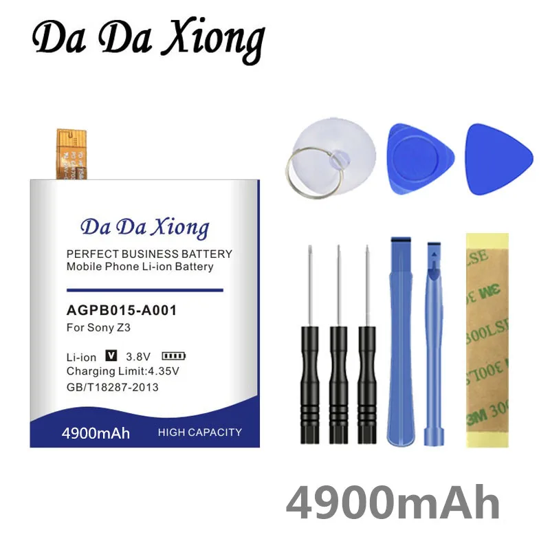 《 Дада 》 Xiong 4900 мА/ч AGPB015 A001 батарея для Sony Xperia Z3 + Z4 Neo SO 03G C5 Ultra Dual E5506 E5553 E5533 E5563 плюс
