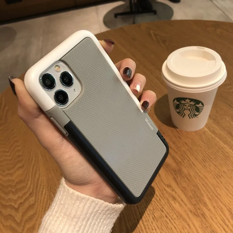for iPhone 12 Pro Max 12Pro Mini 11 SE 2020 XS X XR 7 8 Plus Case Colorblock Silicone Soft Shockproof Back Cover Funda | Мобильные