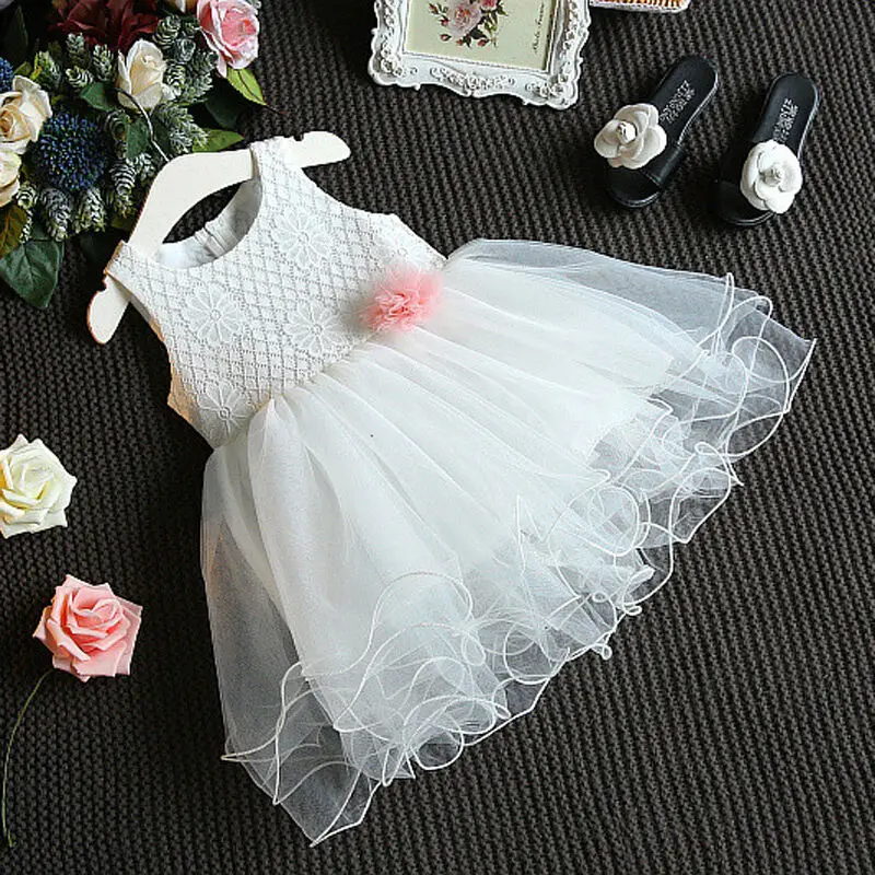 Baby Girl Gown Lace Dresses Summer Kids Flower Dress For Girls 2018 Bebes Vestido Bridesmaid Tutu Hot Sale Formal | Детская одежда и