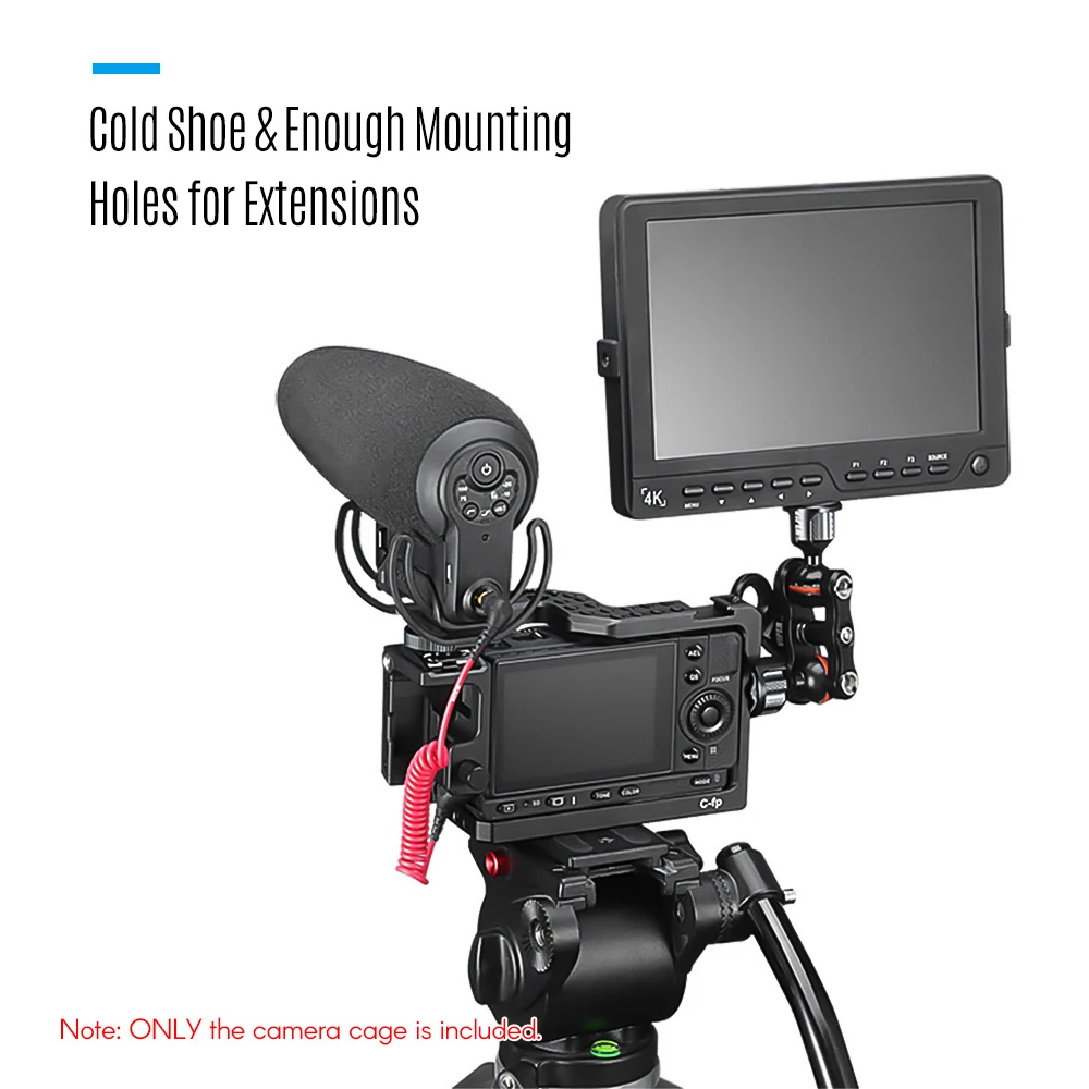 Корпус камеры UURig из алюминиевого сплава крепление холодного башмака 1/4 дюйма