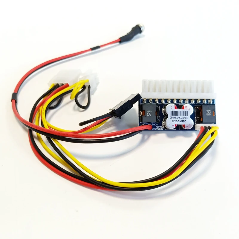 DC 12 В 250 Вт 24Pin Pico ATX переключатель pcio PSU автомобильный мини ITX высокий блок питания
