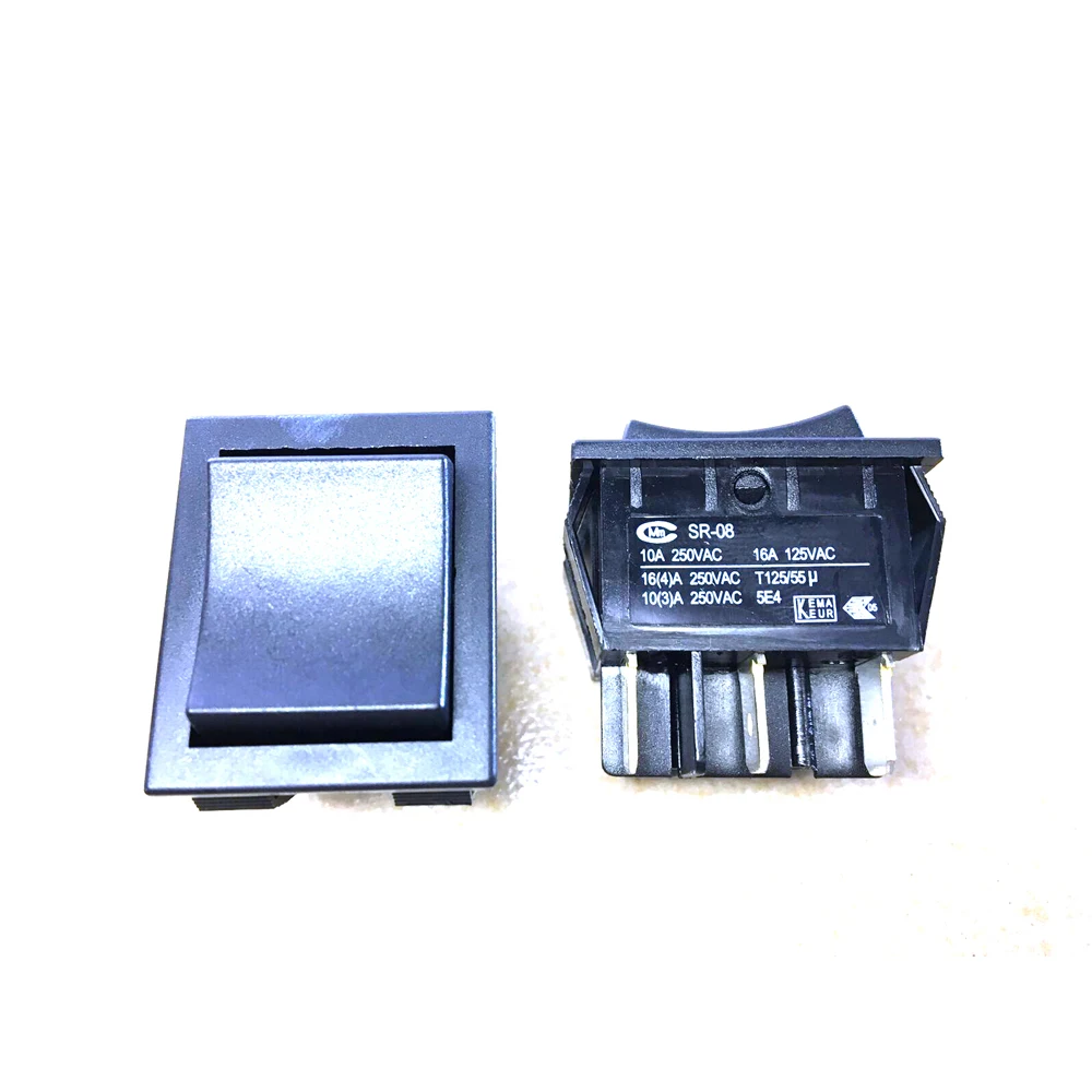 Высокая Мощность SR 08 торговых клавишный выключатель питания 3 позиции 16A 250VAC T125/55