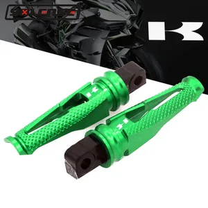 For KAWASAKI Z250 Z300 Z400 NINJA250 NINJA300 NINJA 250 300 Motorcycle CNC Aluminum Passenger Footrests Rear Foot Pegs Pedal