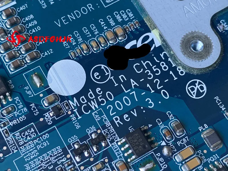 

Original FOR ACER Aspire 5520 5520G MB.AJ702.002 (MBAJ702002) ICY70 L06 LA-3581P (ICW50) Laptop Motherboard 100% TSTED