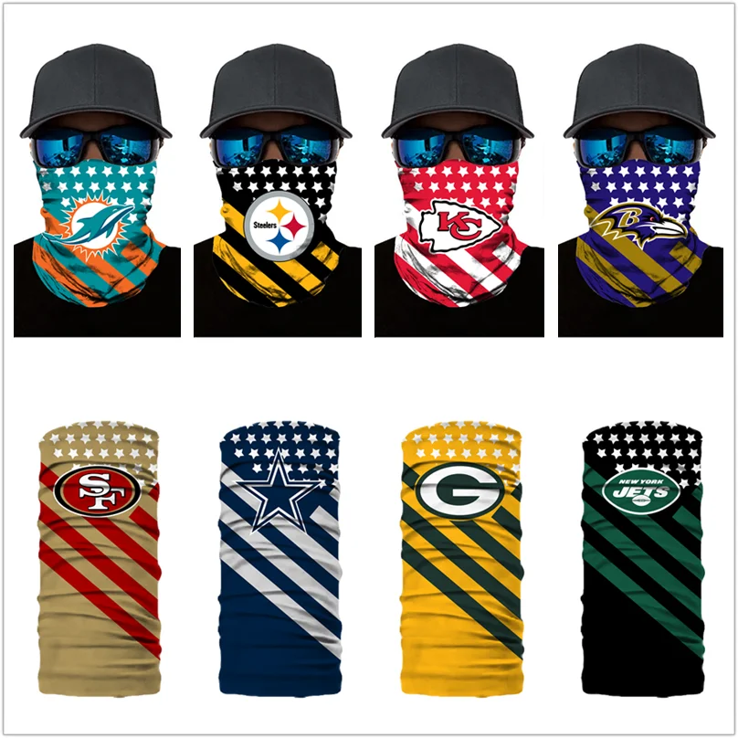 На улицу Ветрозащитный Велосипедный Бандана 3D Печать УФ-защита Футбольная Магическая Трубка Дышащий Регби Шарф на Лицо Шейный Утяжелитель Хайкинг Мужчины Женщины.