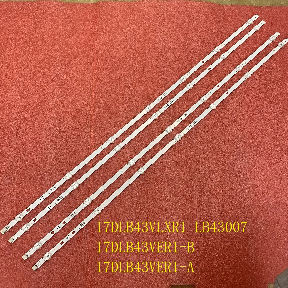 Светодиодная подсветка полосы (4) для цифрового фотоаппарата Panasonic TX 43E302B 43E303E TOSHIBA