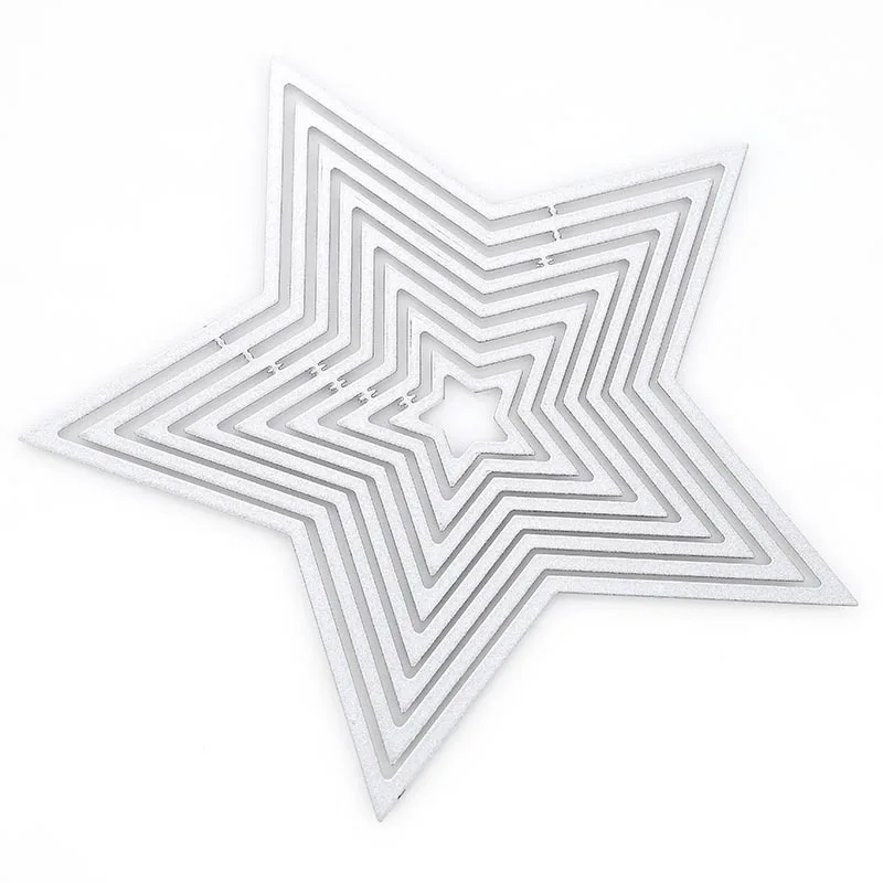 Рождественская звезда кружева цветок край границы металла вырезание штампы