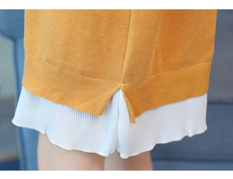 Свитер для беременных вязаный длинный свитер Новинка осени|Пуловеры| |