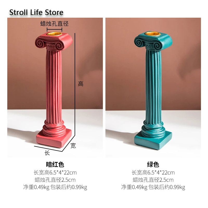 Nordic Creative Candle Holders Stand Retro Ornaments Wedding Centerpieces Candles Home Decoration Bougeoir Gift FC469 | Дом и сад