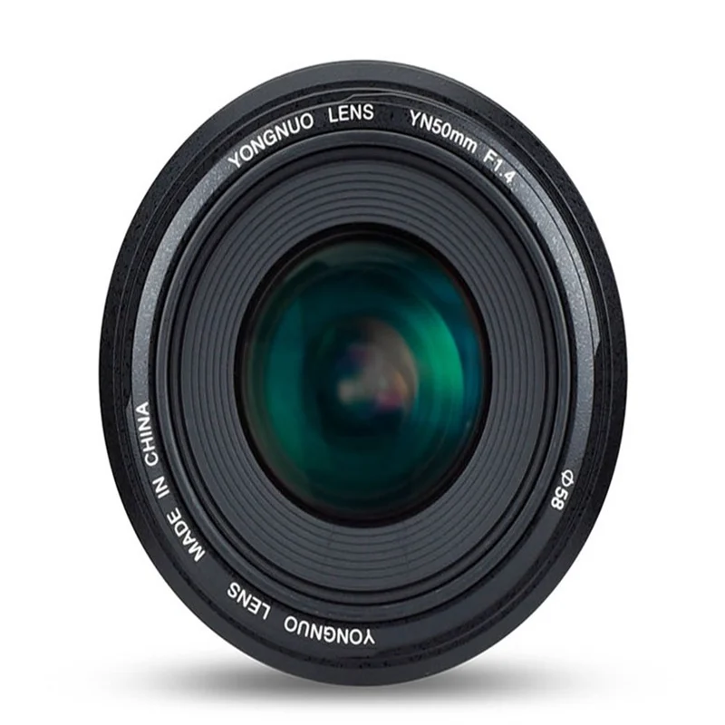 Объектив Yongnuo YN50mm F1.4 для однообъективной зеркальной камеры Canon с большой