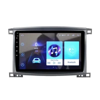 9 android car player with navigation reverse camera rear view video radio mirrorring bt for land cruiser lc100 2003 09