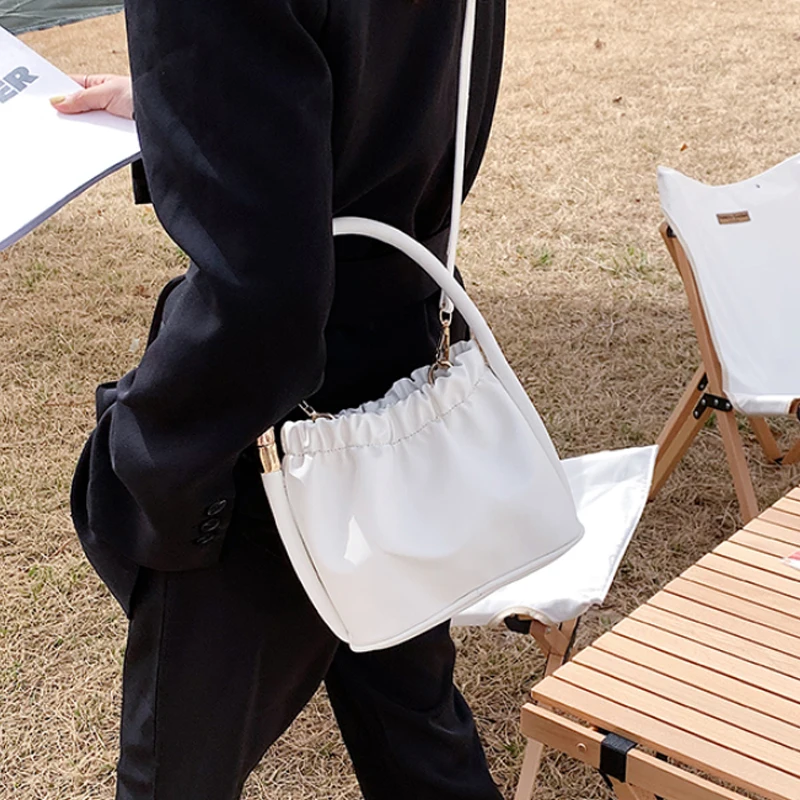 

Simple Solid Color Crossbody Bags for Women 2021 New PU Leather Shoulder Bag and Handbags