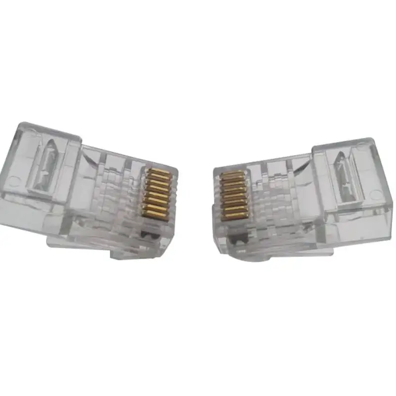100 шт. 8P8C EZ RJ45 разъем Cat6 RJ 45 UTP Ethernet Кабельный RG45 Cat5e Cat 6 сетевой неэкранированный Cat5