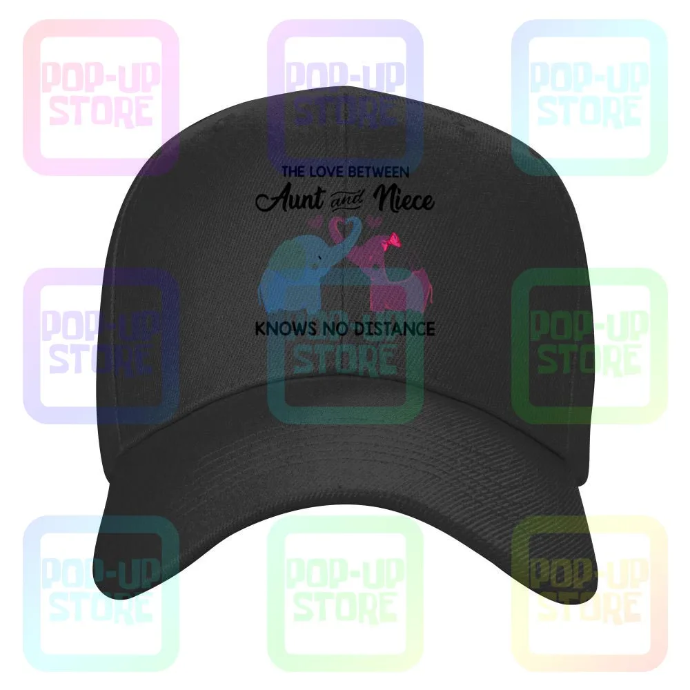 Бейсболка с надписью Слон любовь между тетей и племянницей не знает дальности |