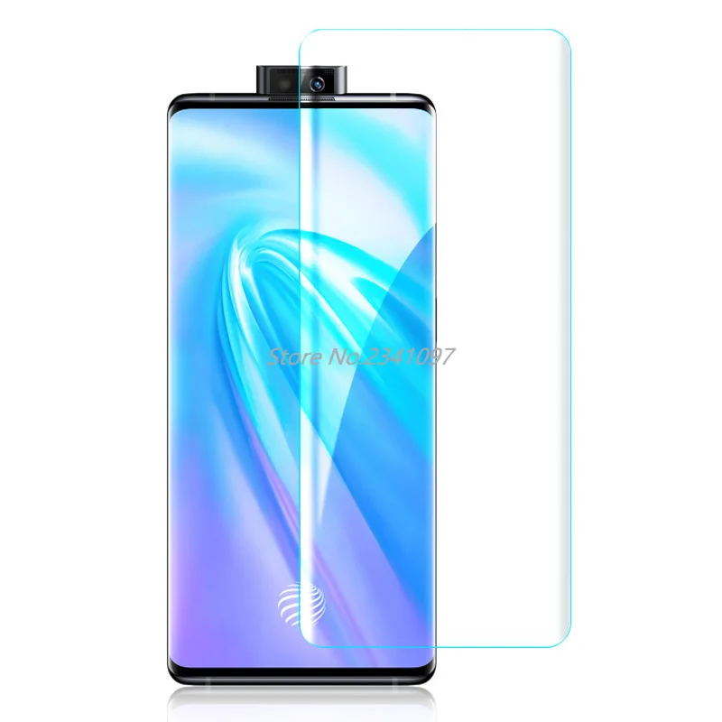 99D нано жидкое УФ клеевое закаленное стекло Защита экрана для VIVO NEX 3S полное