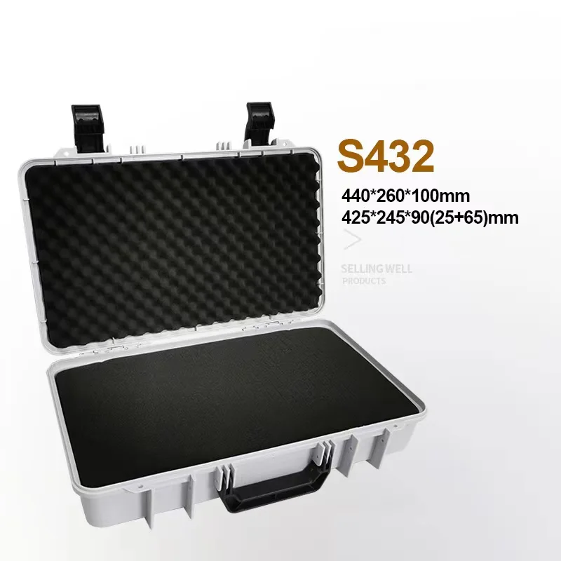 PlasticToolbox Portable Photographic Equipment Protective Box Instrument Case Impact Resistance Outdoor Hardware Storage | Инструменты