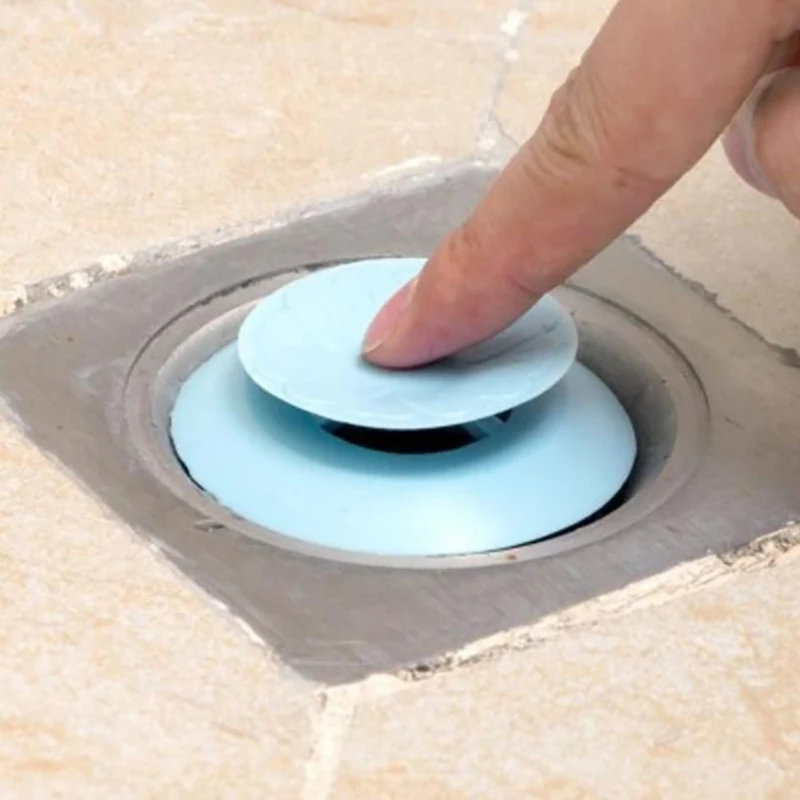 

Bathroom Accessories Silicone Plug For Shower Bathtub Plug Bathroom Leakage-proof Drain Stopper Shower Drain Stopper Fregadero