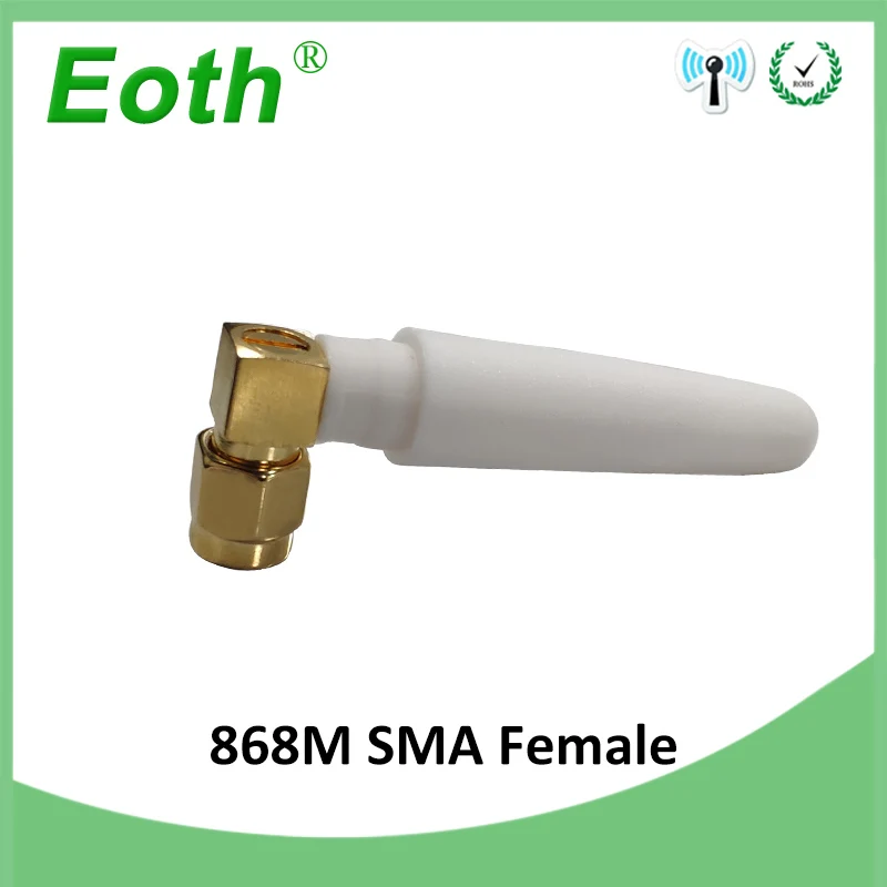 EOTH 10pcs 868mhz antenna 2~3dbi sma female 915mhz lora antene pbx iot module lorawan signal receiver antena high gain