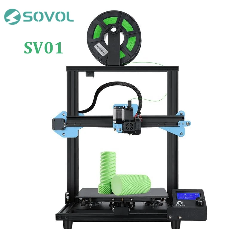 Модернизированный 3D принтер Sovol SV01 95% предварительно собранный с Запчасти для