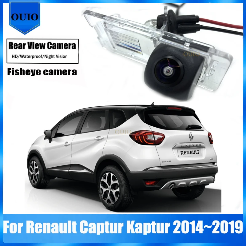 

HD Задняя камера для Renault Captur Kaptur 2014 2015 2016 2017 2018 2019 ночное видение/Водонепроницаемая резервная парковочная камера заднего вида