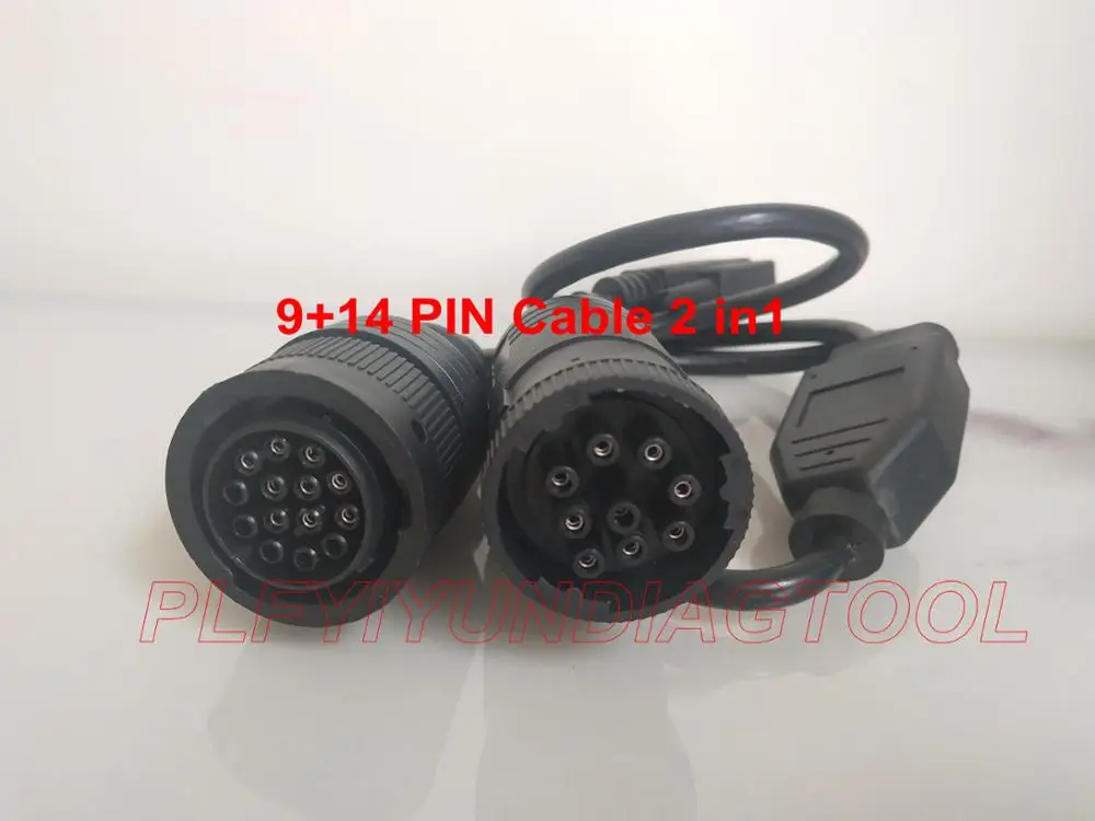 14Pin+ 9pin кабели для CAT ET3 диагностический инструмент 457-6114 14pin 9PIN кабель для ET3 317-7485(457-6114) для cat ET-3