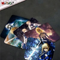 maiyaca custom skin fate saber gamer speed mice retail small rubber mousepad top selling wholesale gaming pad mouse