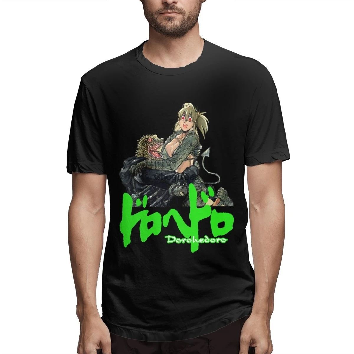 

T Shirt Anime Dorohedoro Kaiman Nikaidou Men s Crew Neck Short Sleeve