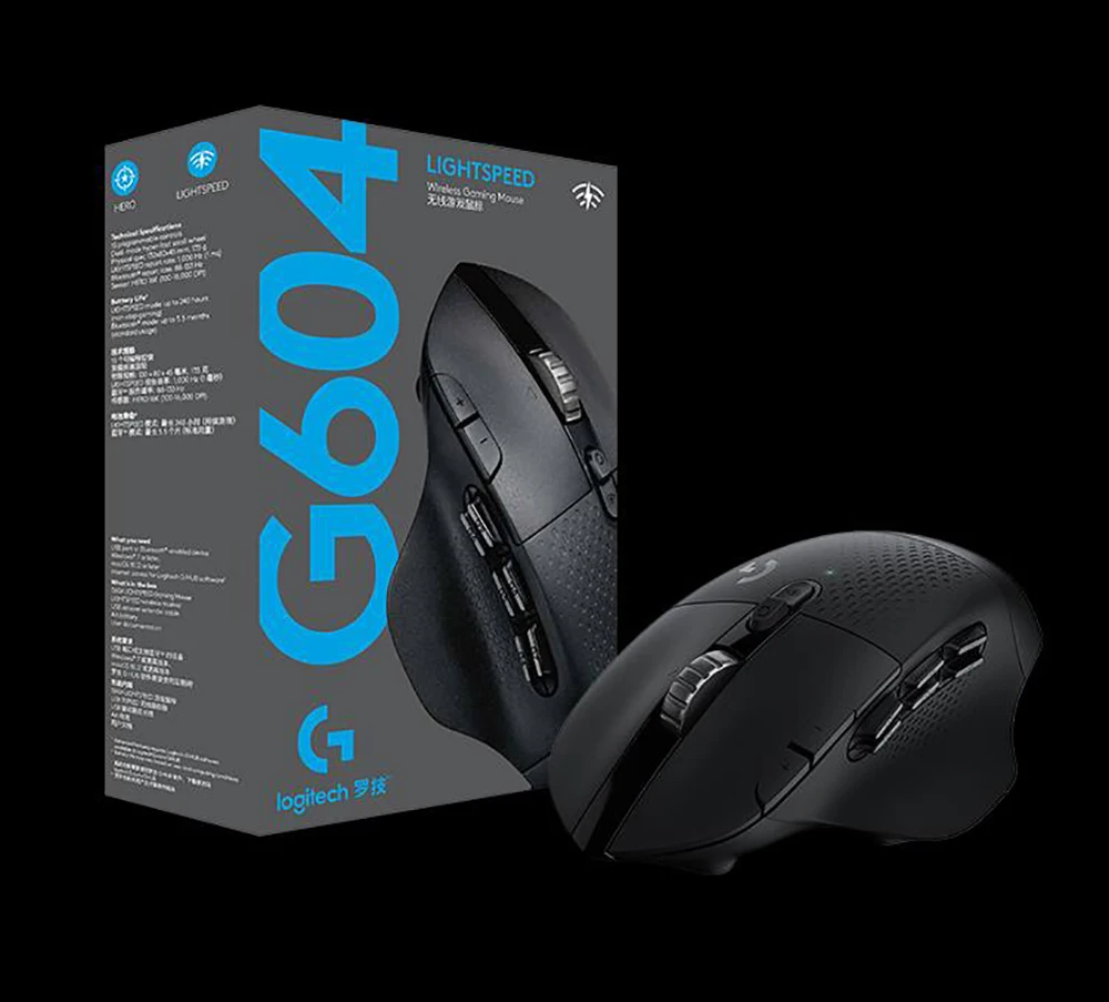 Мышь Logitech G604 Hero с датчиком Lightspeed Беспроводная игровая мышь 16000DPI 15