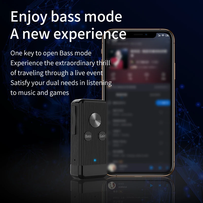 

Беспроводной Bluetooth-приемник, Hi-Fi аудиоприемник, Bluetooth декодер, усилитель, черный Bluetooth-приемник, Bluetooth Adap портативный