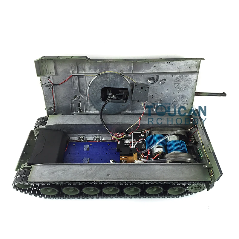 1/16 заказной полностью металлический Leopard2A6 RC Танк 3889 модель Heng длинная