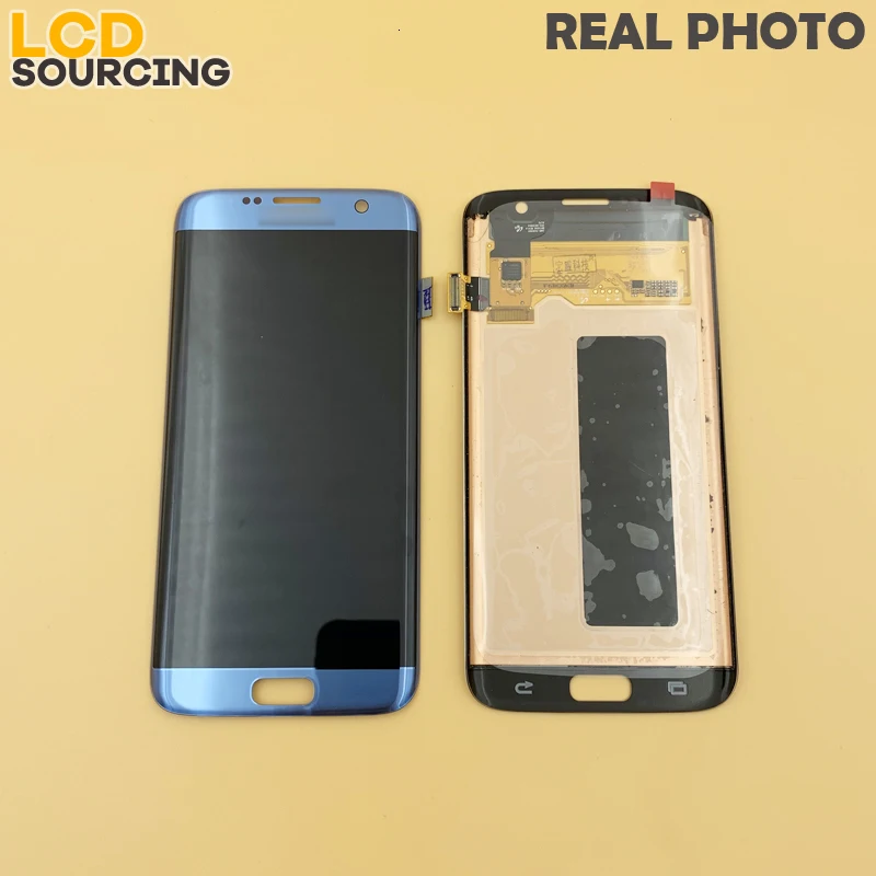 

AMOLED BIGGER BIG RED BURN SHADOW For Samsung Galaxy S7 Edge LCD Display Touch Screen Digitizer Assembly For G935 G935F Replace