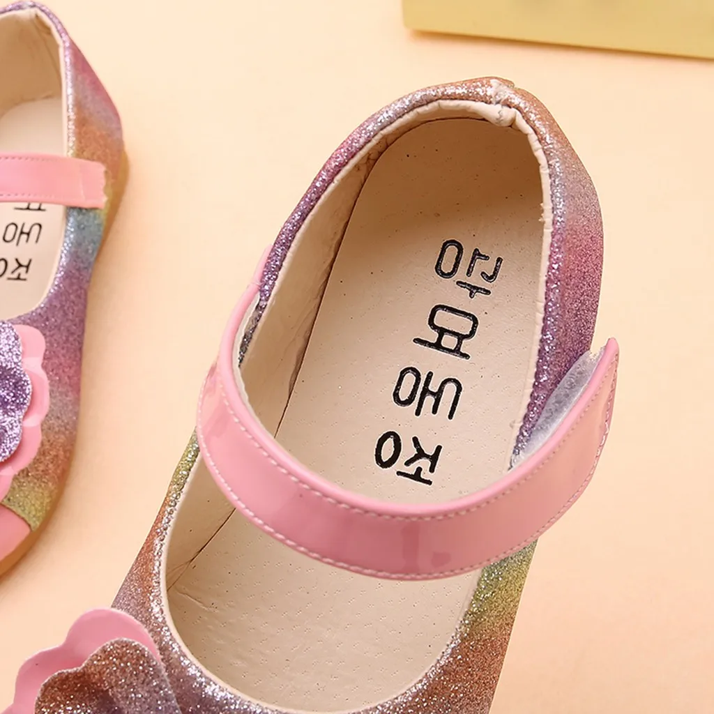 Kids Shoes For Girls Shoes Children Kids Casuals Shoe Baby Girl Pearl Bowknot Bling Single Princess Casual Shoes Zapatillas Nino