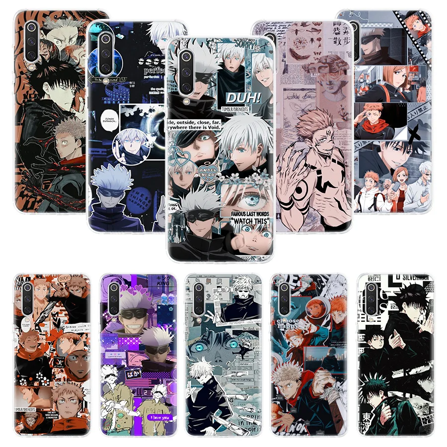 

jujutsu kaisen Gojou satoru Silicon Phone Case Funda For Xiaomi Redmi Note 10 Pro 8 9 Pro 9S 8T 8A 9A 9C 7 7A Soft Cover Coque