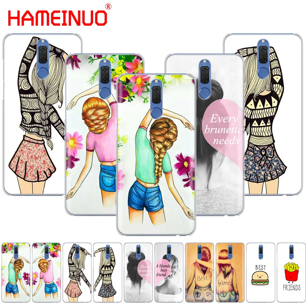 HAMEINUO чехол для телефона с изображением лучших друзей Huawei NOVA 2 2S 3e PLUS LITE p smart 2018 enjoy 7s