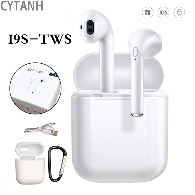 Упаковка i9s Tws Наушники Беспроводные Bluetooth 5 0 наушники мини с микрофоном зарядная