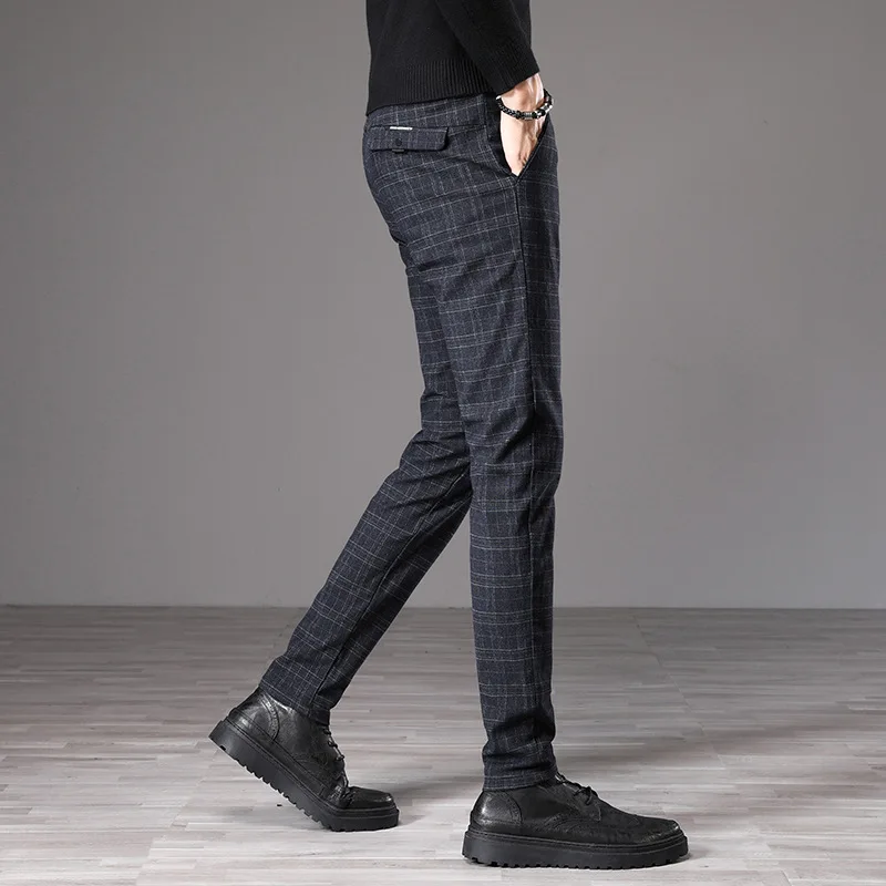 Мужские повседневные брюки Классические деловые прямые размер 38 2019 | Мужская
