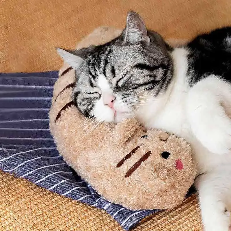 

Plush Cat Pillow Ultra Soft Pet Pillow