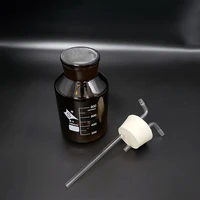 brown drechsel gas washing bottle deviceamber 1000mlmultifunctional gas cylinderdouble hole 13 rubber plug catheter