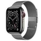 Ремешок магнитный для apple watch Series 7 6 5 4 se, браслет для умных часов, 44 мм 42 мм 40 мм 41 мм 45 мм