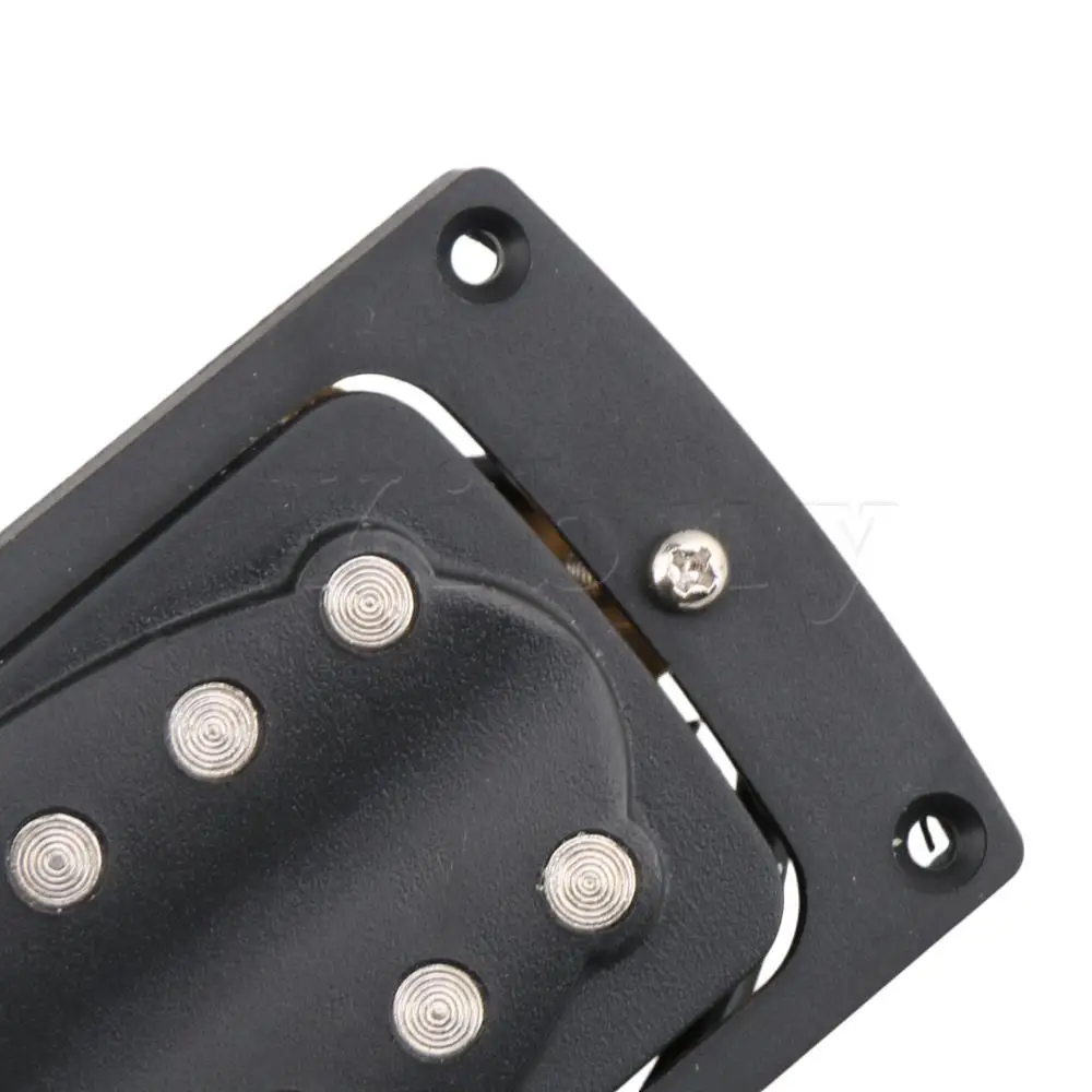 Yibuy черный бесшумный электрогитара Humbucker мост шеи Пикап Набор керамический