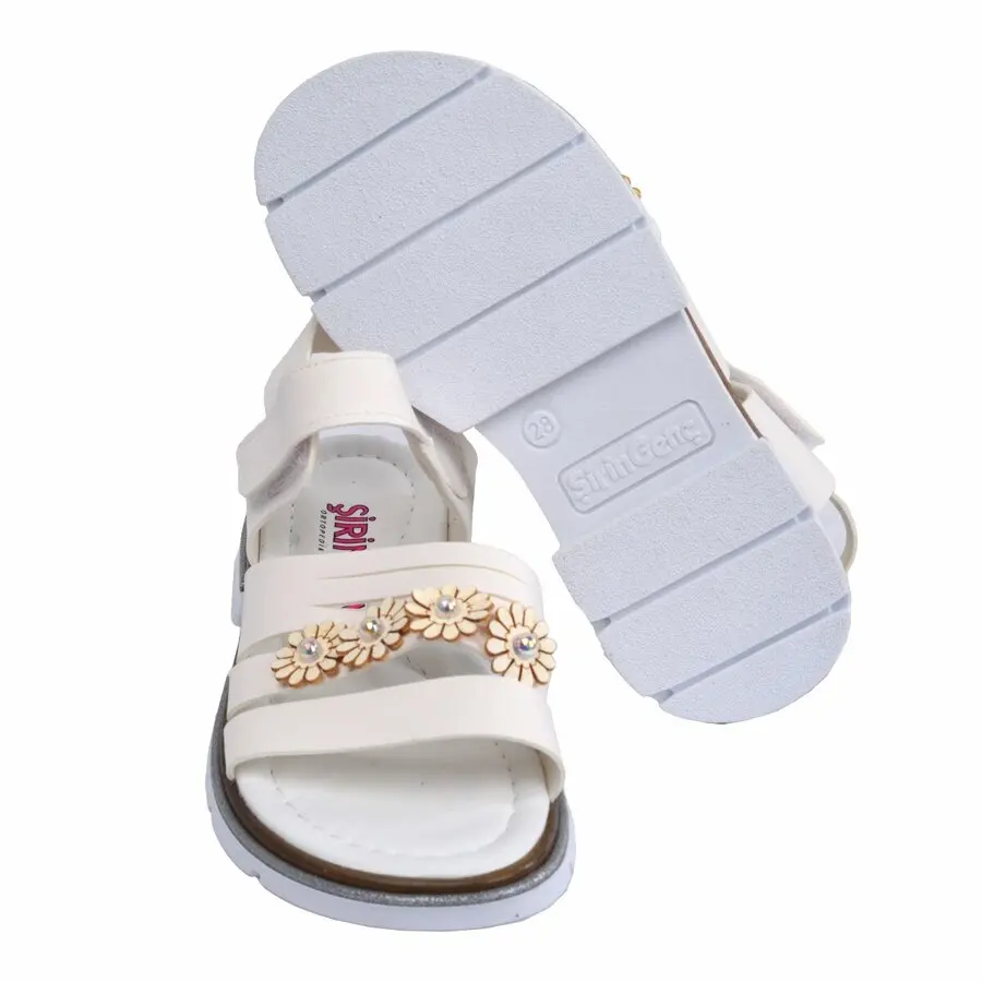 

Kids Sandals Cute Bebe Kiko Lf 2450-58 Orthopedic Girl Sandals Slippers White