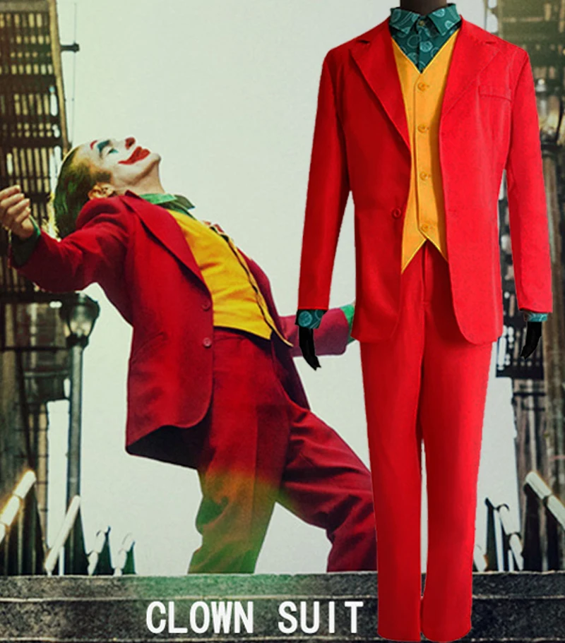 Костюмы Клоуна для детей на Хэллоуин мужчин рождественские костюмы взрослых