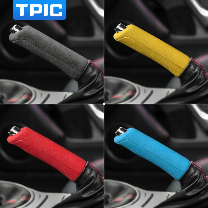TPIC Alcantara чехол ручного тормоза автомобиля для Subaru BRZ Toyota 86 2013-2020 Авто Шестерни