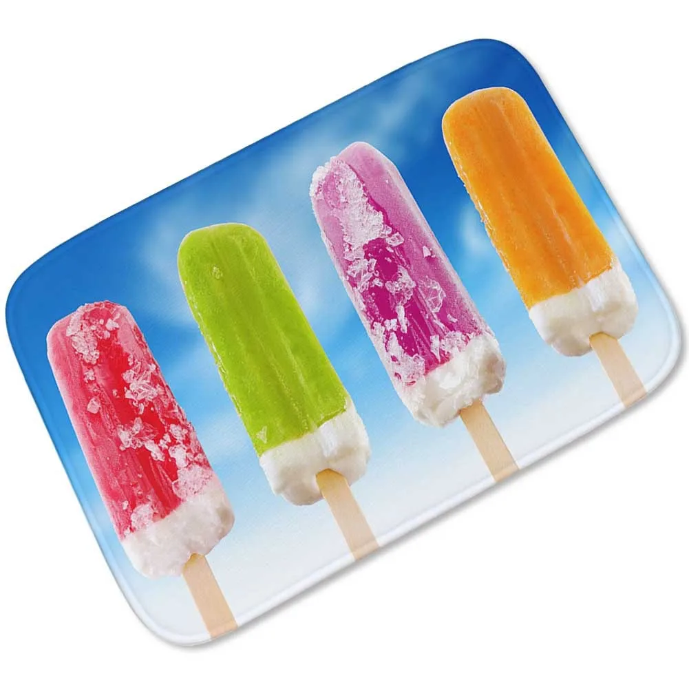 Zeegle 3D Printed Doormat Flannel Water Absorbant Door Mat Home Decoration Non-slip Floor Kitchen Carpet Washable Rug | Дом и сад