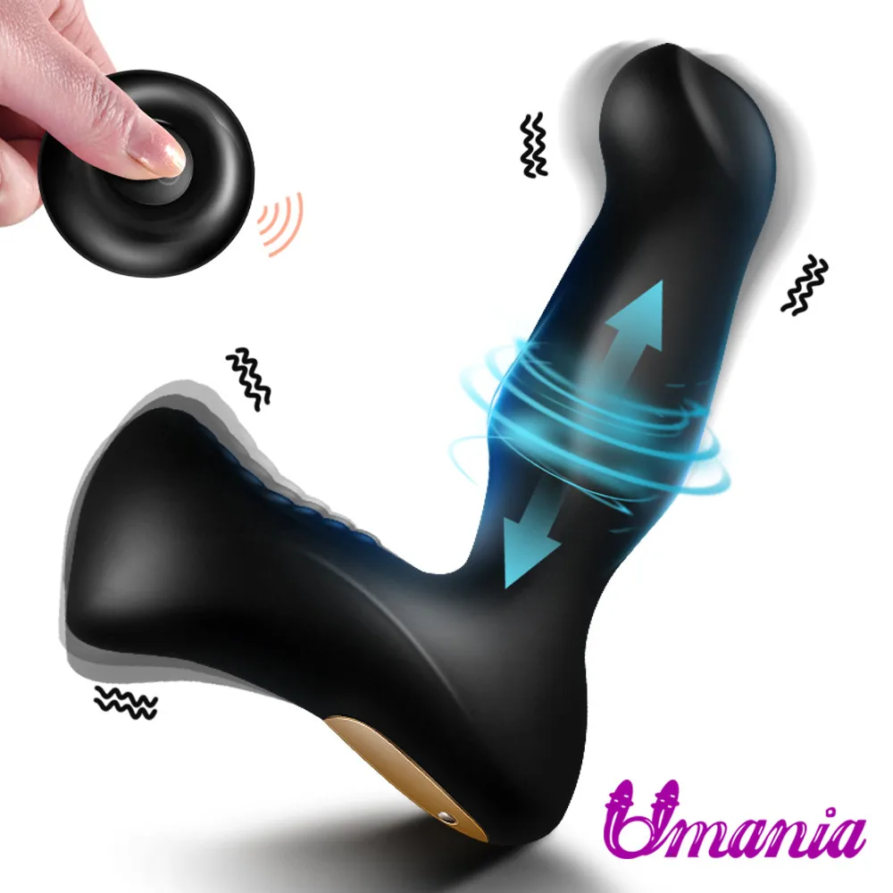 Массажер-вибратор для простаты Для мужчин Анальная пробка Беспроводной