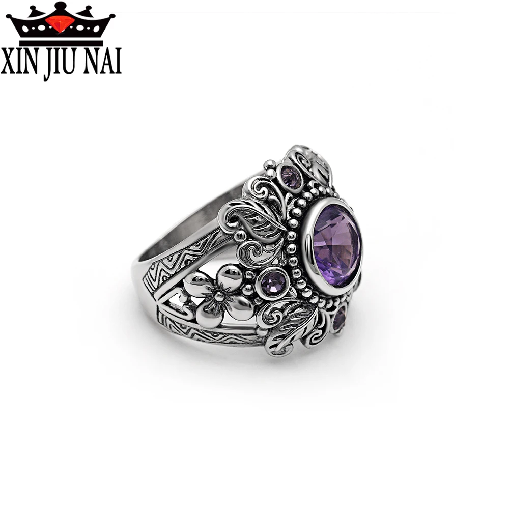 925 стерлингового серебра Винтаж тайское серебристого цвета в форме цветка листа