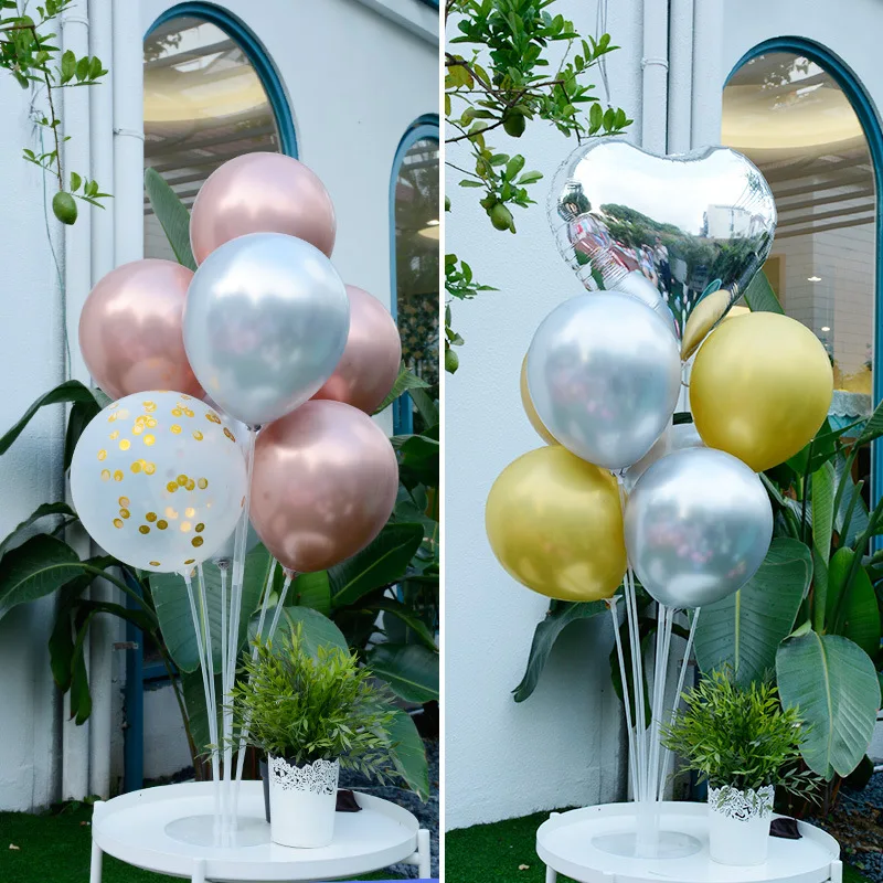 

Balloon Table Floating Column Bracket Baby Full Moon Hundred Days Banquet Layout Hotel Dining Table Creative Decoration Supplies