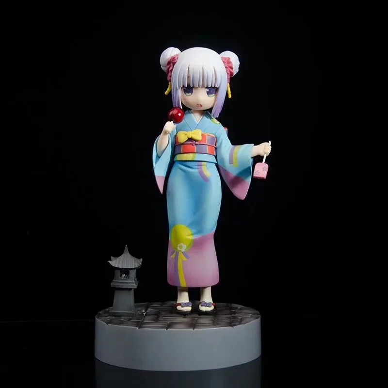 

Anmie Miss Kobayashi‘s Dragon Maid Kanna Kamui Anime Figure Painted Kimono Version PVC Action Figure Toy Model Doll Gift