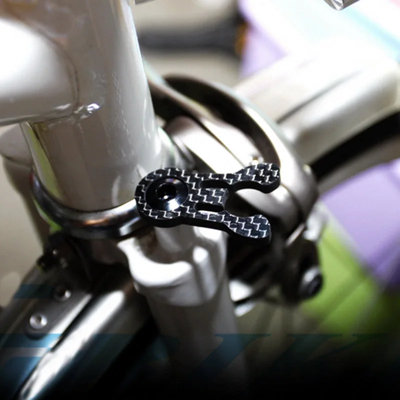 SILVEROCK Carbon Head Tube Catcher Front Fork Holder Clamp Catch for Brompton 3Sixty Folding Bike Fixing Buckle Accessories | Спорт и