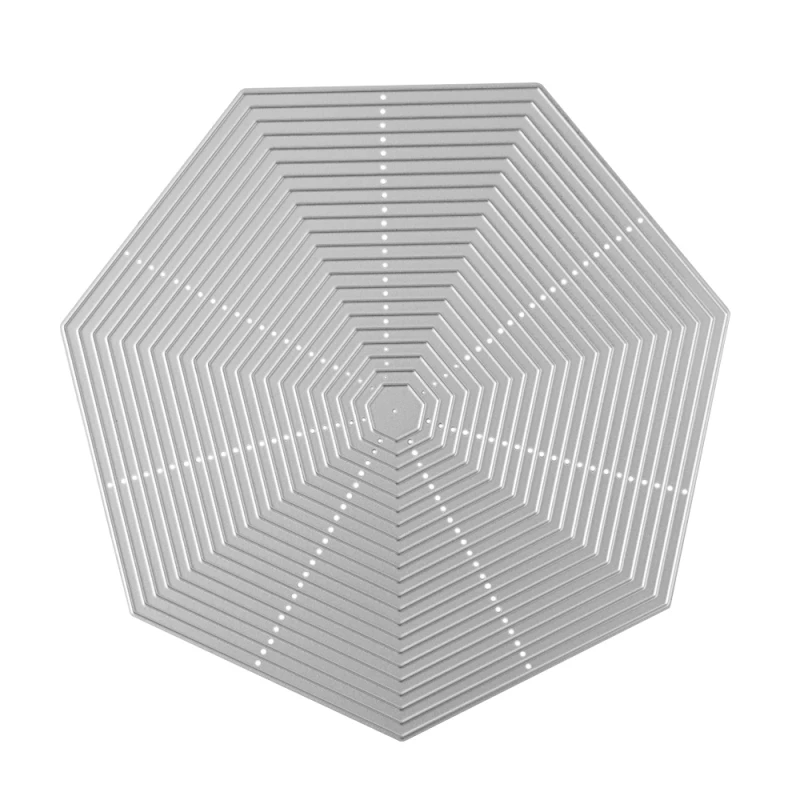 Heptagon геометрические штампы набор Скрапбукинг высечки фон для изготовления карт